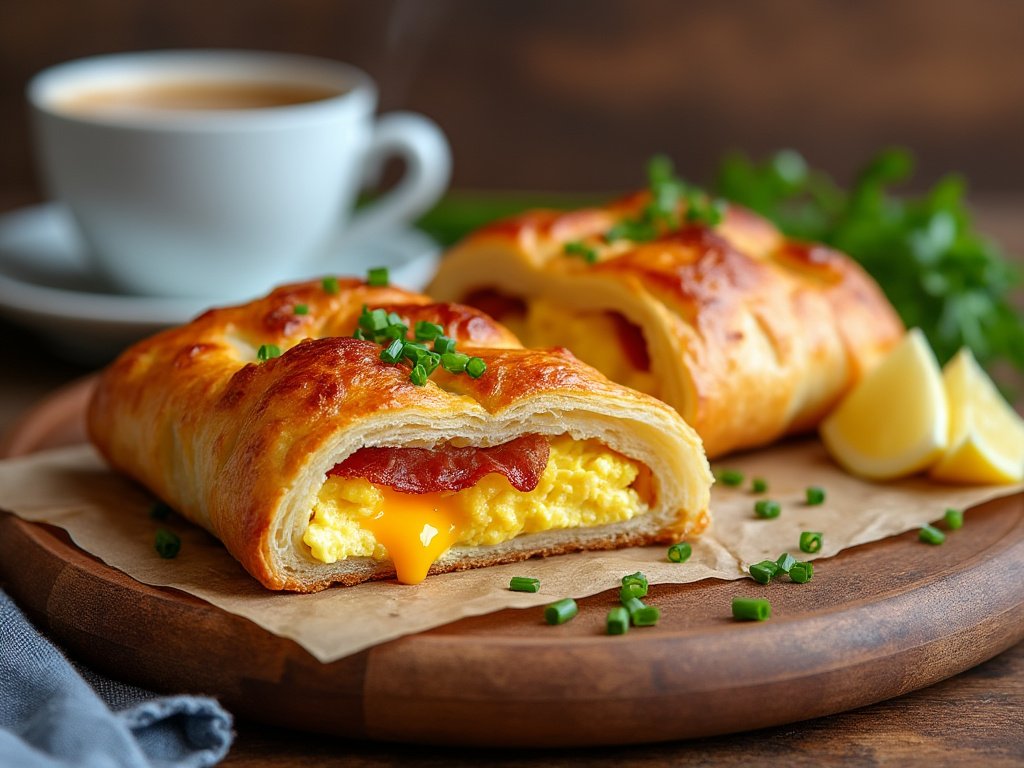 Bacon, Egg, and Cheese Pastry