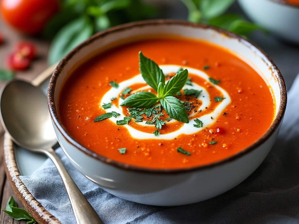 Feestelijk Tomatensoepje - 4 Personen